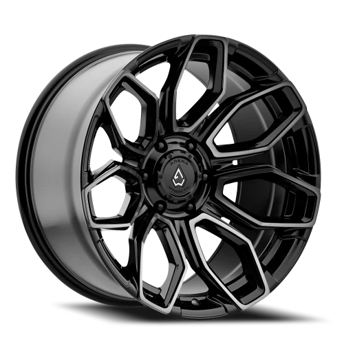 Arena Wheels Cobra — Glossy Black Brushed Ddt Face Clear