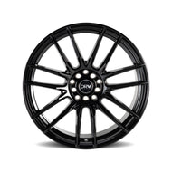 DRW D22 Gloss Black 5x105 / 5x114.3 wheel, face view