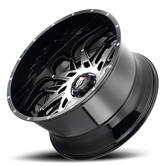 American Truxx Dna AT184 — Black/Machined