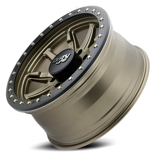 Dirty Life DT-2 9304 — Satin Gold w/Simulated Beadlock Ring