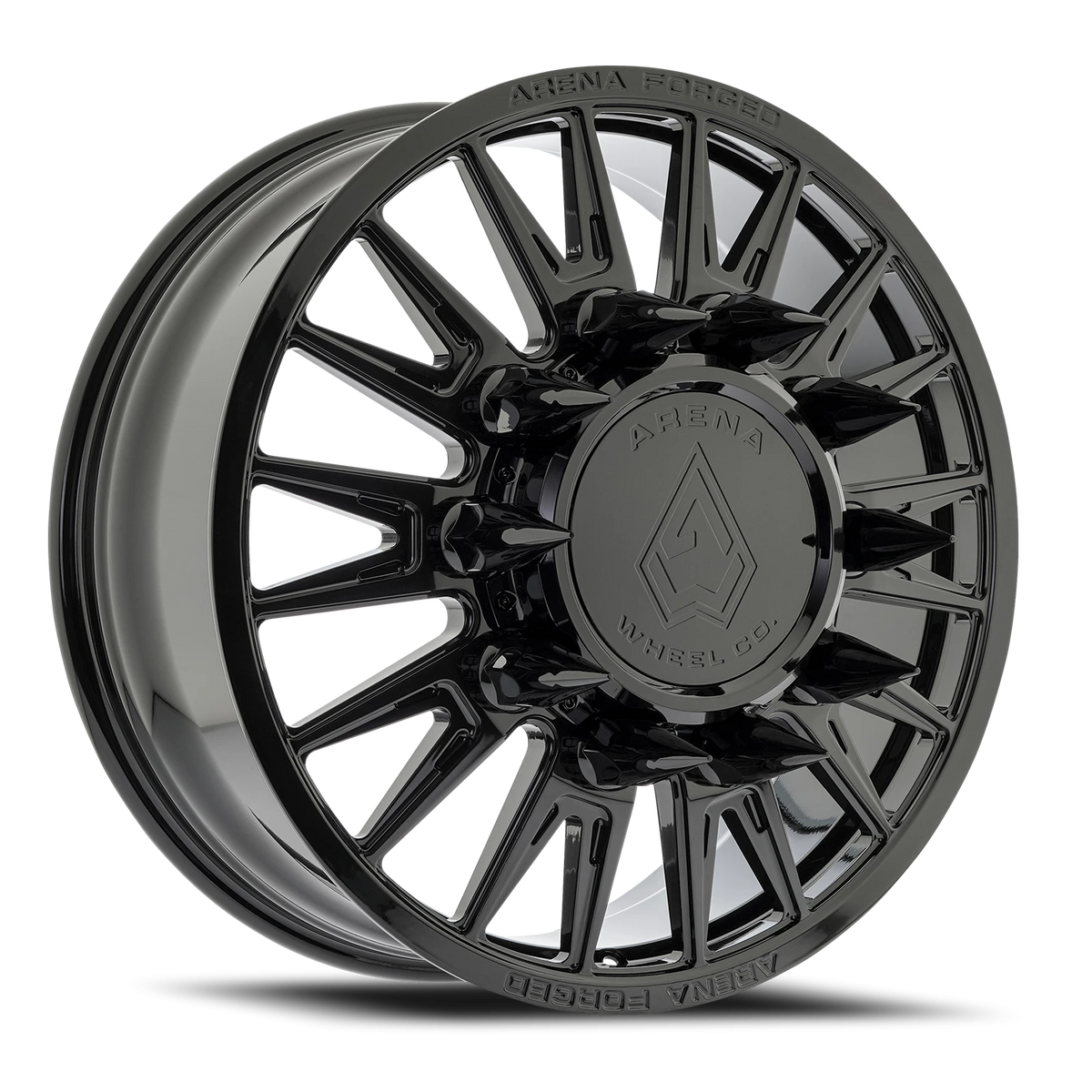 Arena Forged Dually Imperial 24x8.25 Gloss Black 8x200/10x225/8x210 +100mm Wheel