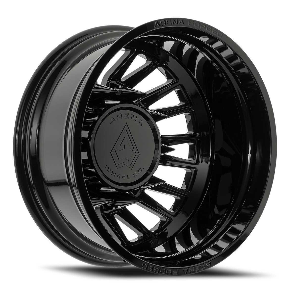 Arena Forged Dually Imperial 24x8.25 Gloss Black 8x200/10x225/8x210 -235mm Wheel