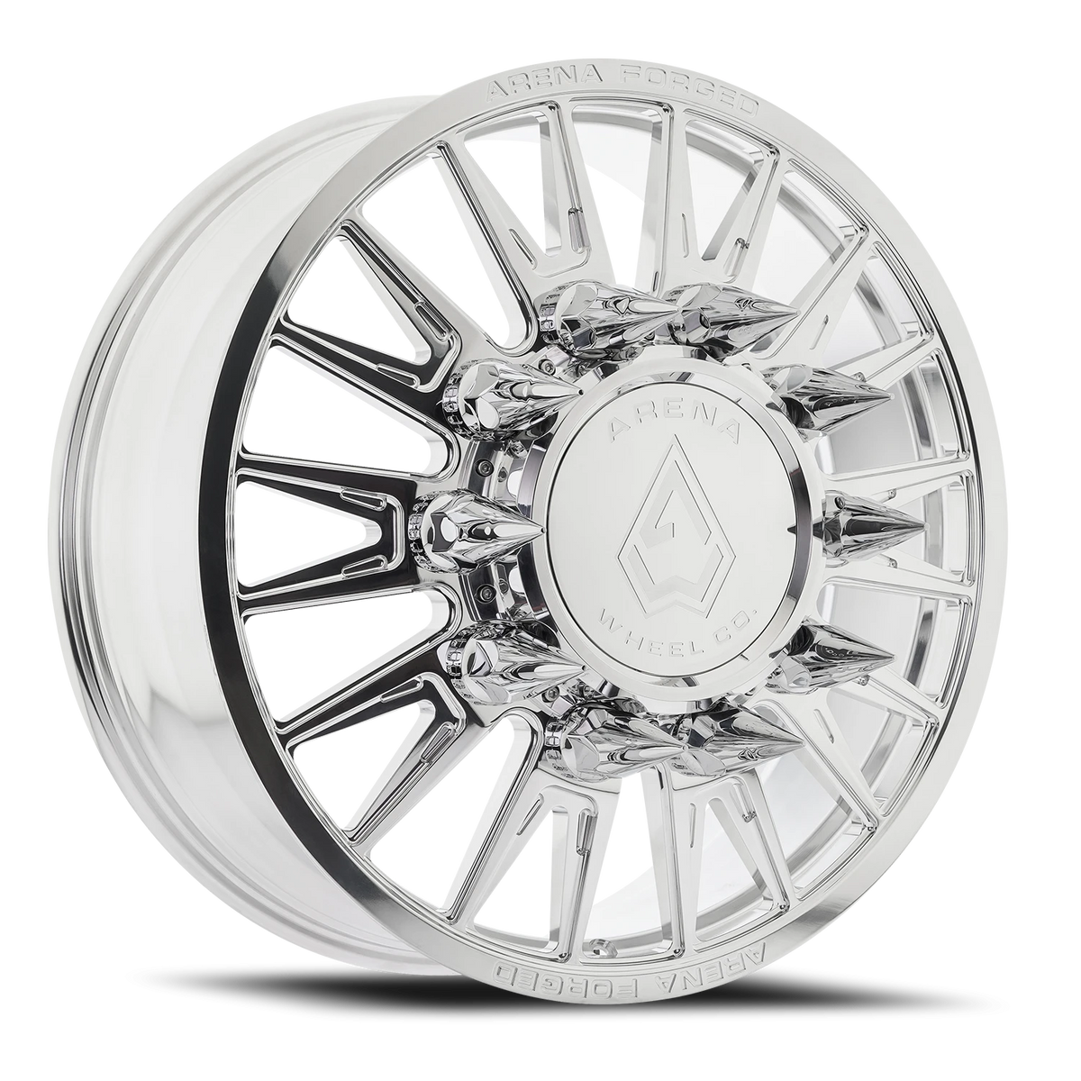 Arena Forged Dually Imperial 24x8.25 Milled & Polished 10x225/8x200 +100mm Wheel
