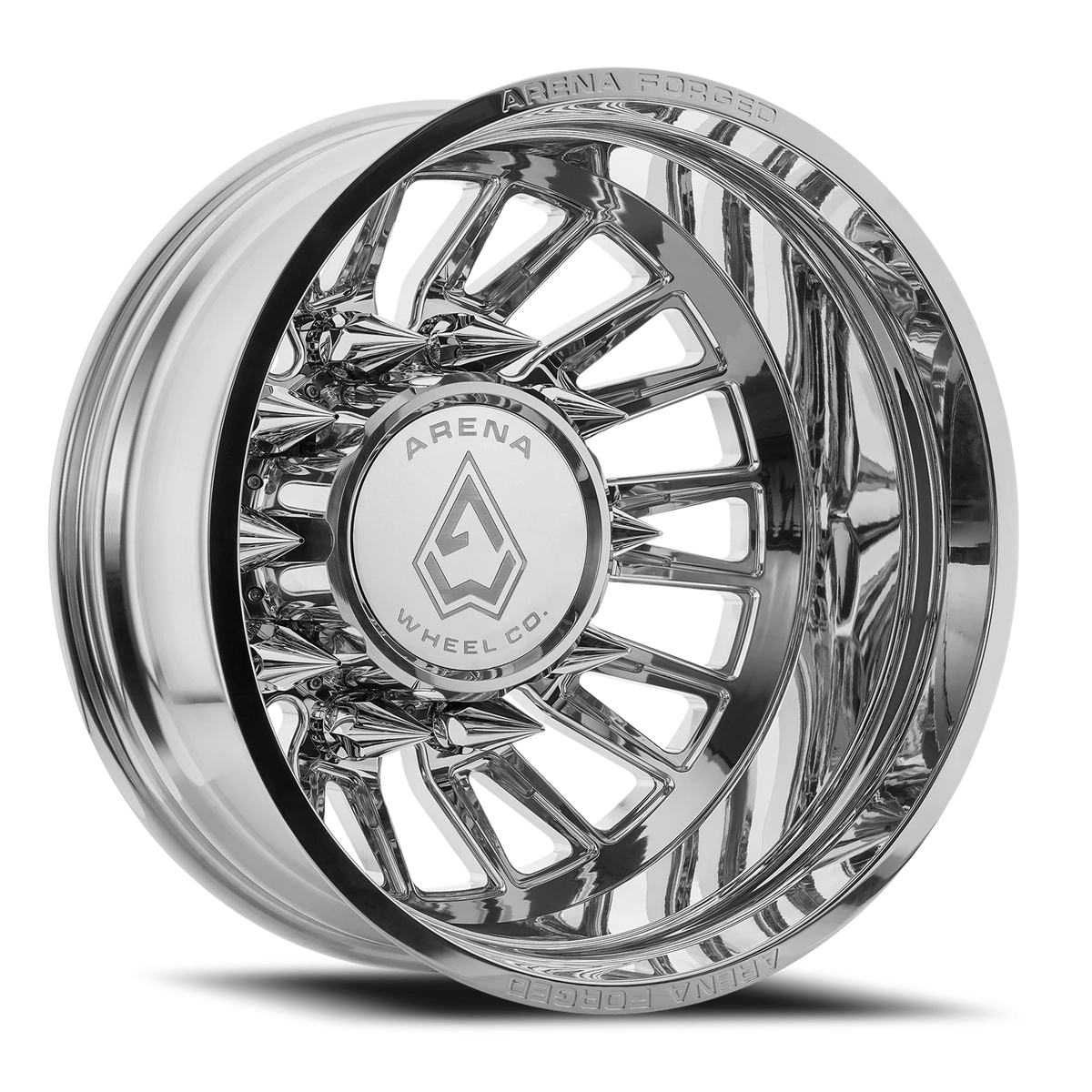 Arena Forged Dually Imperial 24x8.25 Milled & Polished 10x225/8x200 -235mm Wheel