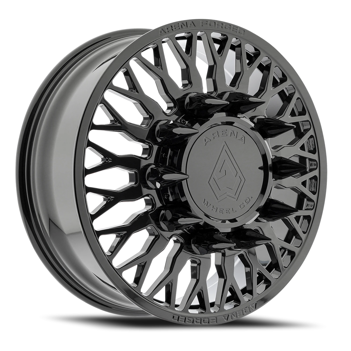 Arena Forged Dually Maximus 24x8.25 Gloss Black 10x225/8x200 +100mm Wheel