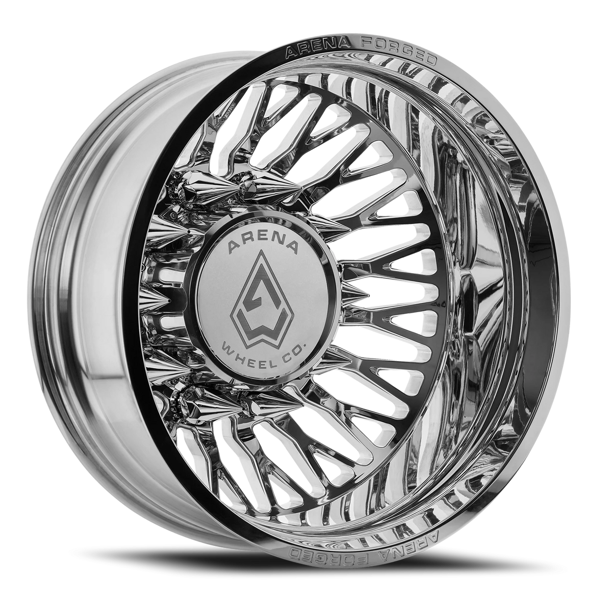 Arena Forged Dually Maximus 24x8.25 Milled & Polished 8x200 -235mm Wheel