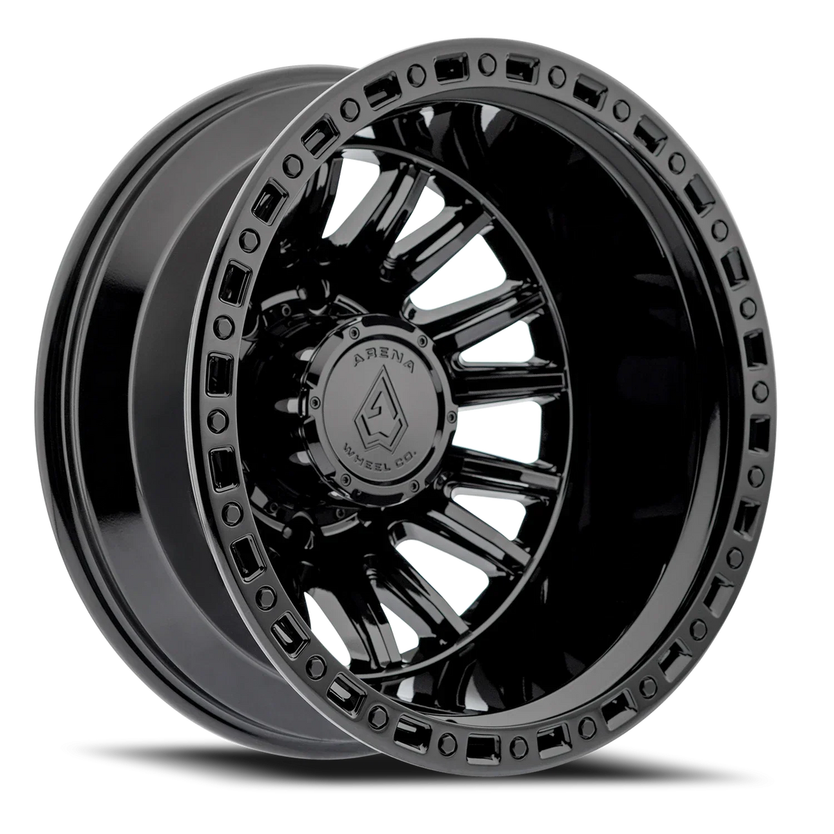 Arena Wheels Dually Mission — Gloss Black