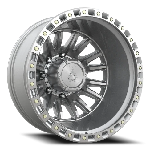 Arena Wheels Dually Mission — Gloss Silver Machined