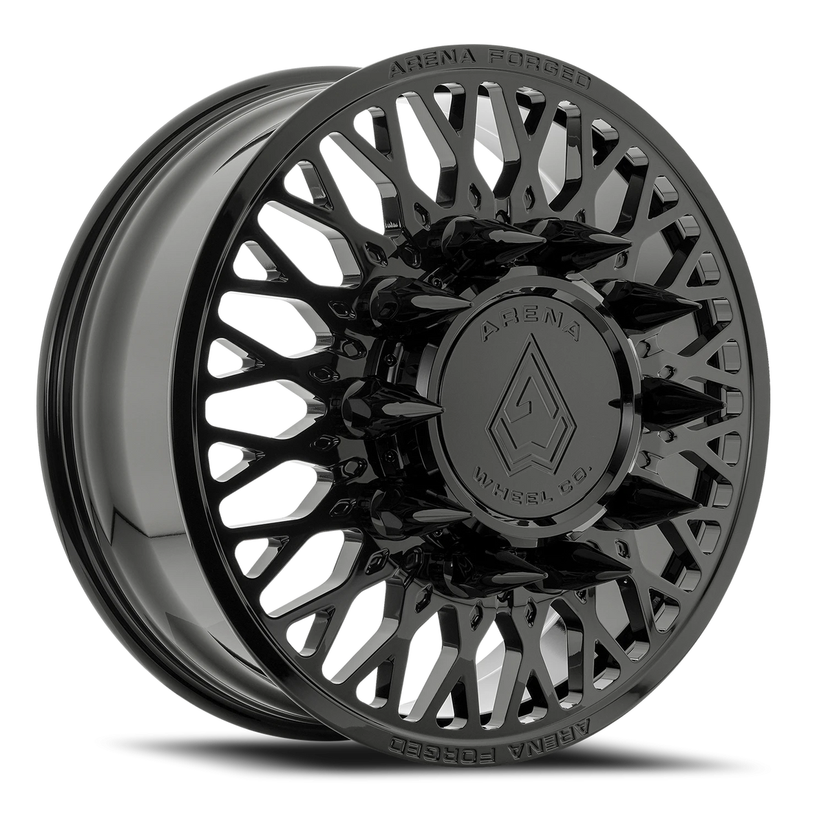 Arena Forged Dually Stealth 24x8.25 Gloss Black 10x225/8x200 Wheel