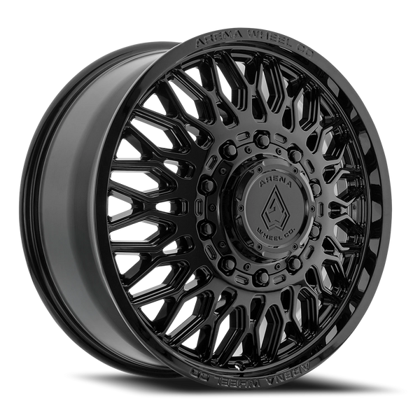 Arena Wheels Dually Valkyrie 22x8.25 Gloss Black 10x225 +100mm Wheel 