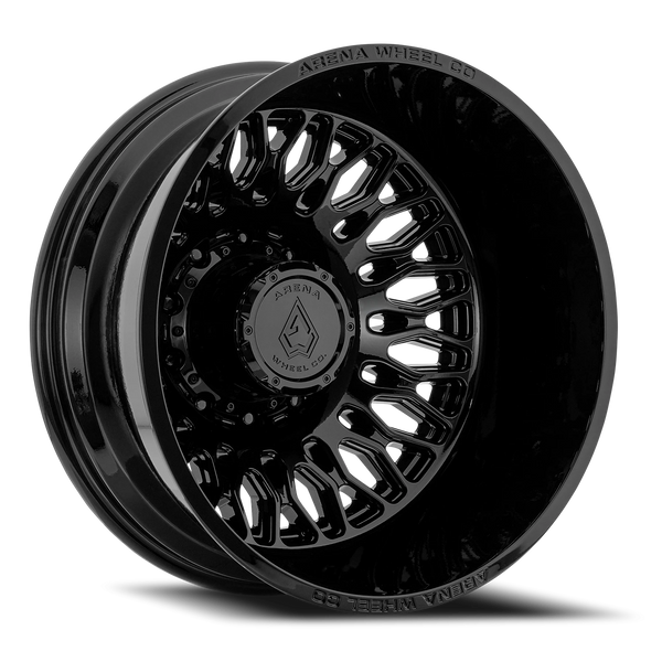 Arena Wheels Dually Valkyrie 22x8.25 Gloss Black 10x225/8x200 -220mm Wheel 