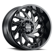 Mayhem Essex 8112 — Gloss Black/Milled Spokes