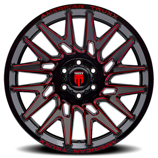 American Truxx Evolution AT1919 — Black Prizm Red