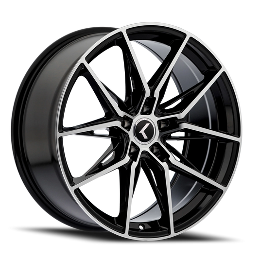 Kraze Evolve KR196 — Gloss Black/Machined Face