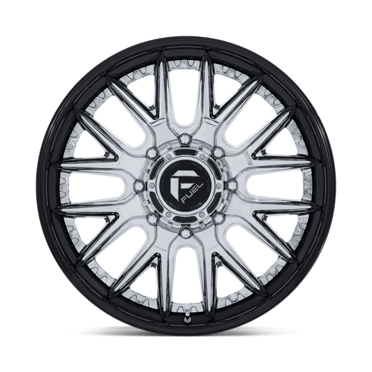 Fuel 1PC D407 CATALYST DUALLY — Chrome - front