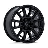 Fuel 1PC FC910 FOXHOUND Gloss Black 6x135 wheel, face view