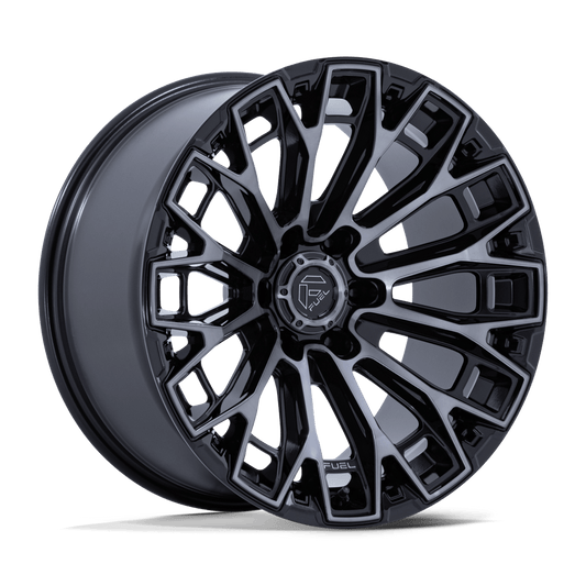 Fuel 1PC FC882 TRAX — Gloss Silver W/ Machined Face