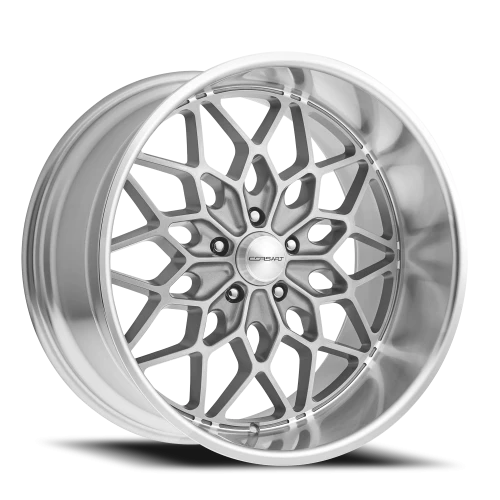 Corsart Wheels Gunner — Gloss Brushed W/ Diamond-Cut Lip