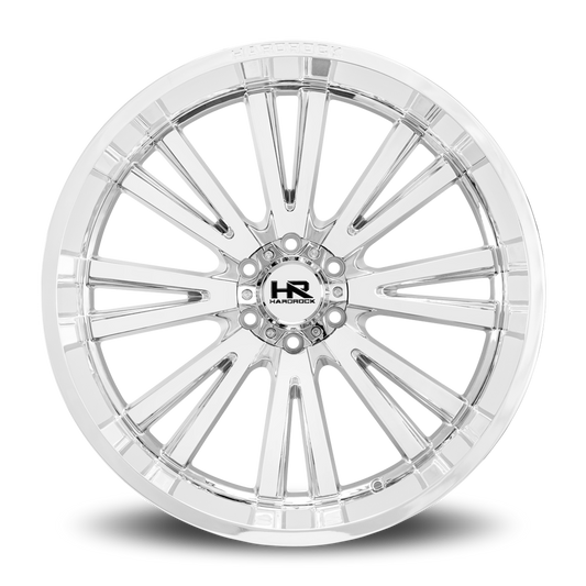 Hardrock H503 Spine Xposed Chrome 6x135 wheel, face view