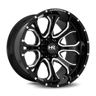 Hardrock H505 Bloodshot Xposed Gloss Black Milled wheel