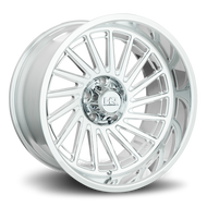 Hardrock H905 Polished wheel, three-quarter view