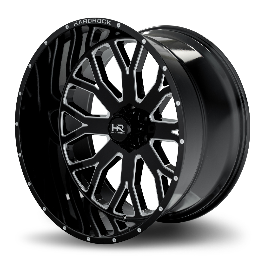 Hardrock H504 Slammer Xposed — Gloss Black Milled