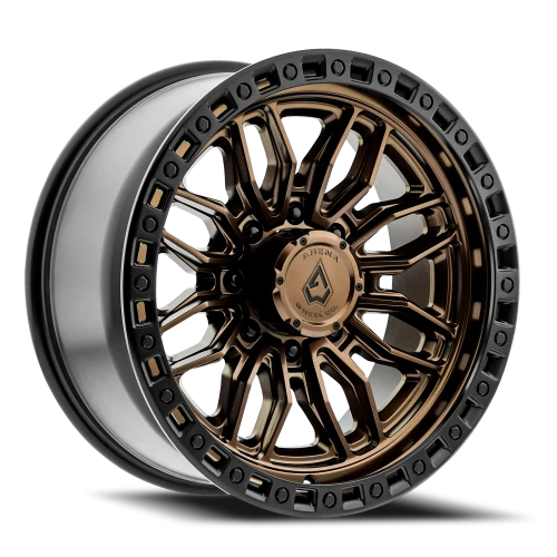 Arena Wheels Hustle — Smoked Bronze Center Satin Black Lip