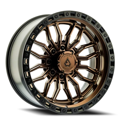 Arena Wheels Hustle — Satin Black Center Glossy Black Lip