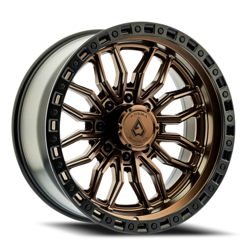 Arena Wheels Hustle — Smoked Bronze Center Satin Black Lip