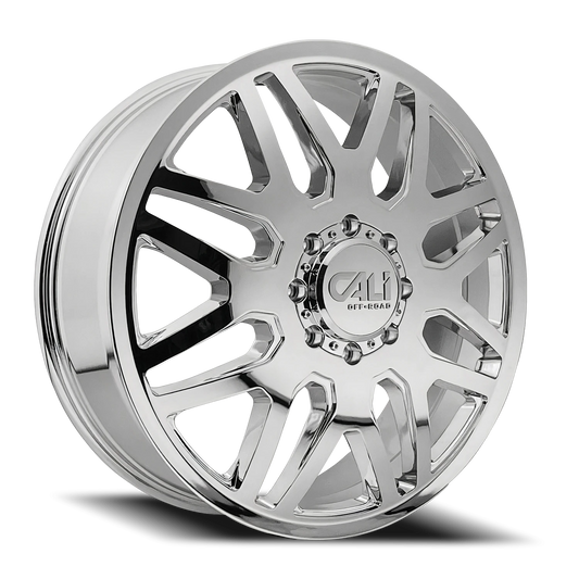 Cali Off-Road Invader Dually 9115D Chrome front wheel