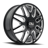 Cali Off-Road Invader 9115 — Gloss Black/Milled Spokes