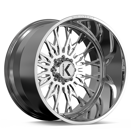 KG1 Forged SPLICE-KF — Polished forged wheel