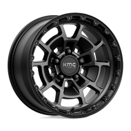 KMC KM718 SUMMIT — Satin Black W/ Gray Tint