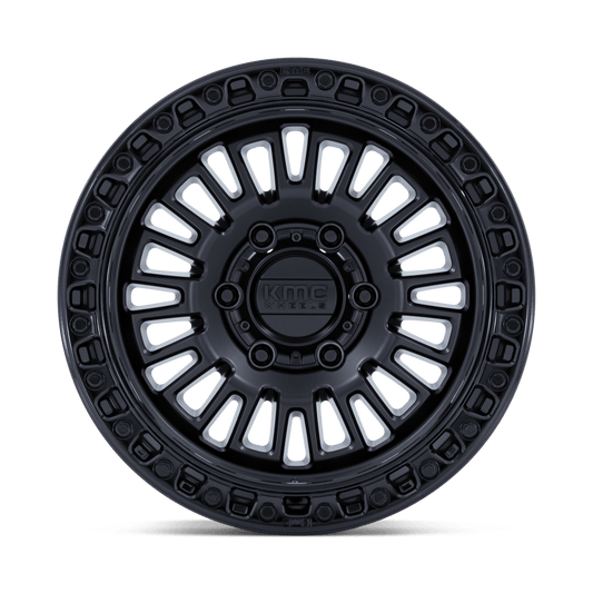 KMC KM554 AZTEC — Black - front