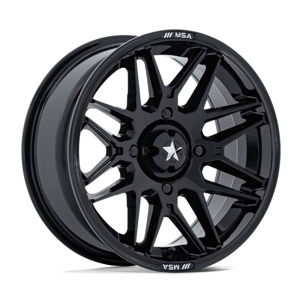 MSA Offroad Wheels M52 RADAR UTV — Black 