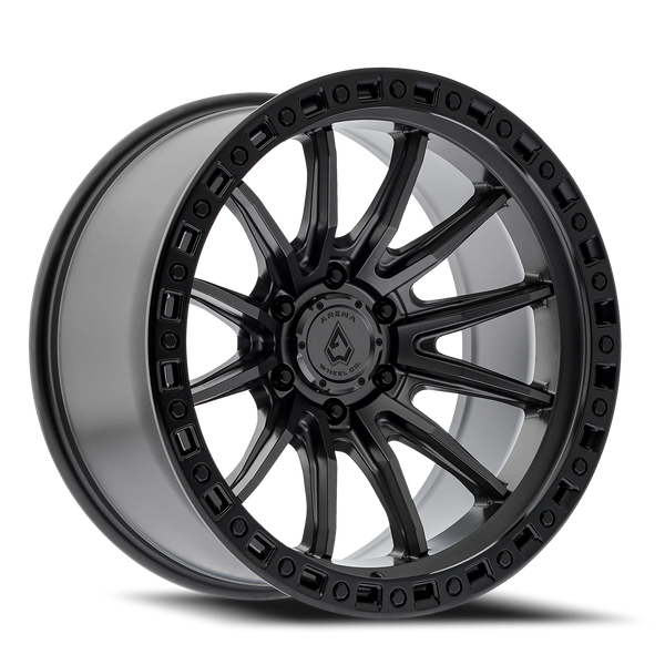 Arena Wheels Mission Wheels — 17"-20" × 8.5-10 Satin Black
