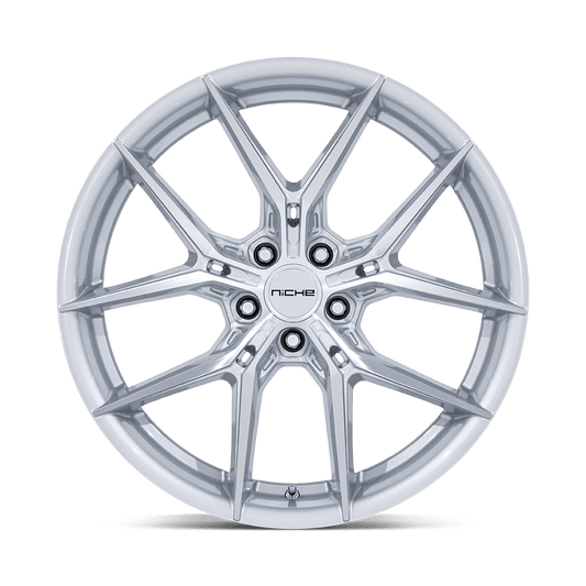 Niche 1PC NC279 PRODIGY 5 — Silver W/ Machined Face - front