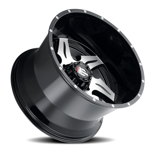 American Truxx Ninja AT163 — Black/Machined
