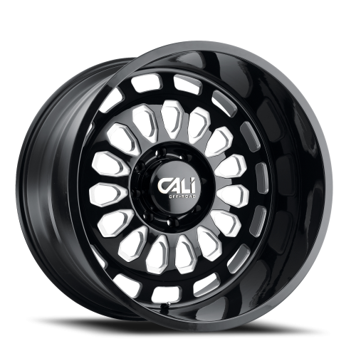 Cali Off-Road Paradox 9113 — Gloss Black/Milled Spokes