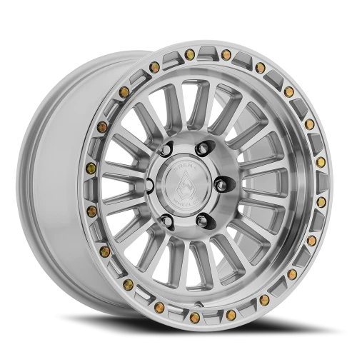 Arena Wheels Podium — Gloss Silver Machined