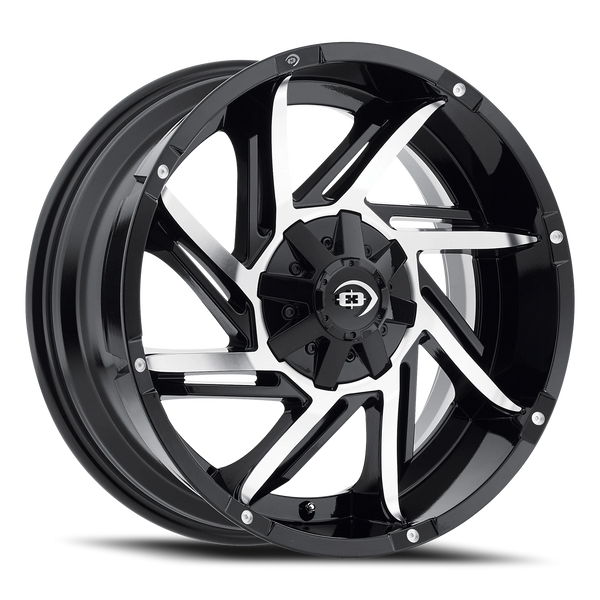 Vision Off-Road Prowler — Gloss Black Machined Face 