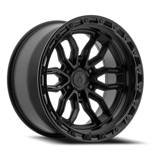 Arena Wheels Pursuit — Satin Black Center Glossy Black Lip
