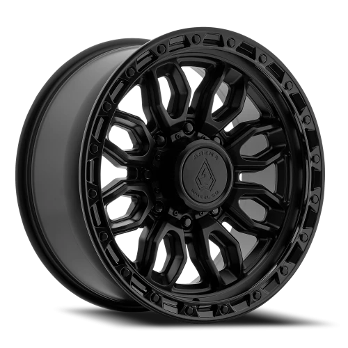 Arena Wheels Pursuit — Satin Black Center Glossy Black Lip