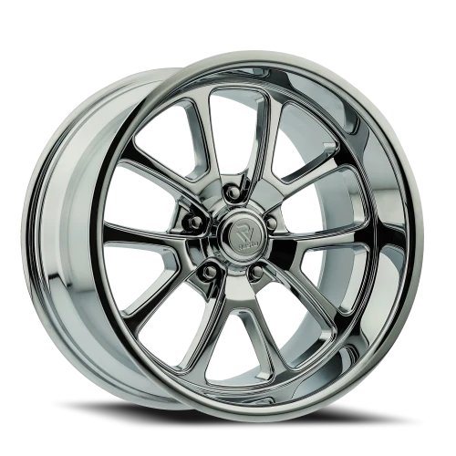 Resto Wheels Laguna — Milled Window Chrome Plated
