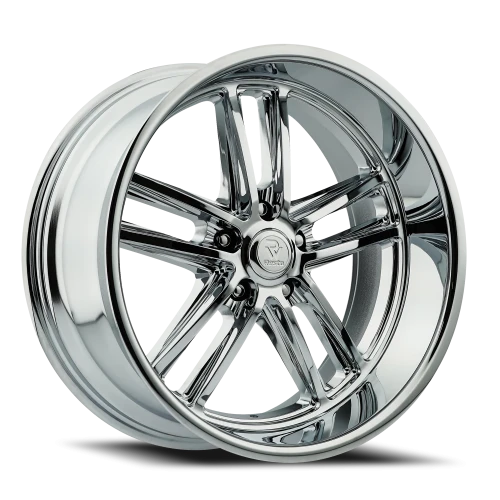 Resto Wheels Maverick — Milled Window Chrome Plated