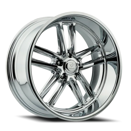 Resto Wheels Maverick — Milled Window Chrome Plated