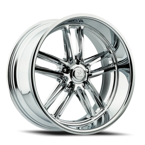 Resto Wheels Maverick — Milled Window Chrome Plated