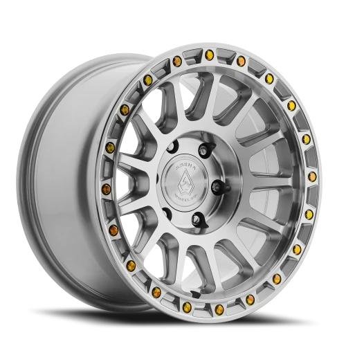 Arena Wheels Spector — Gloss Silver Machined