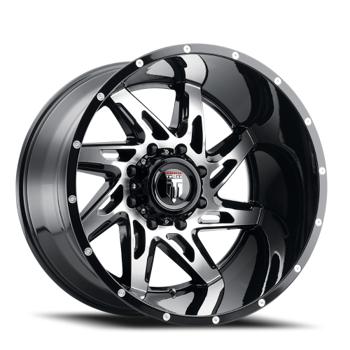 American Truxx Spyder AT183 — Black/Machined