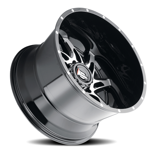 American Truxx Spyder AT183 — Black/Machined